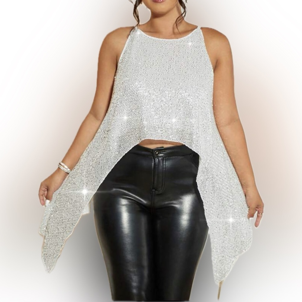 💎 PLUS Sequin High-Low Tank 💎 - Picture 8 of 8